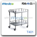 Chariot instrument médical en acier inoxydable T401